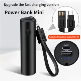 5000mah Mini Power Bank för Xiaomi Huawei iPhone Samsung Poverbank Mobiltelefon Charger Portable Externt Battery Pack Powerbank