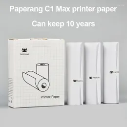 Paperang C1 Max Printer Thermal Paper 112mm Self-adhesive Sticker Student Homework School Office Planner Journals Printing