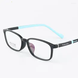 Sunglasses Frames Unisex Glasses Optical PC Rectangle Frame Student Flexible Clear Lens Eyeware Black Blue Eye Glass