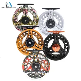 Maximumcatch High Quality ECO 2/3/4/5/6/7/8WT Fly Reel Large Arbor Aluminum Fly Fishing Reel Hand-Changed Fishing Reel 240125