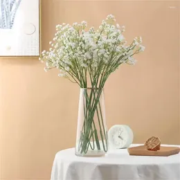 Dekoracyjne kwiaty gipsophila bukiet dekoracja ślubna sztuczna domowa plastikowe walentynki prezenty