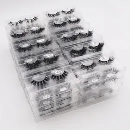 10-50 Pack/Lot Fluffy Mink Lashes Wholesale Makeup False Eyelashes Wispy Natural Short Mink Lashes 240124