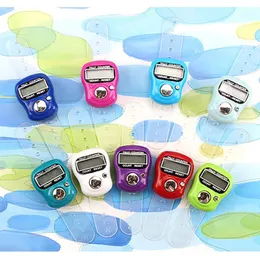 Mini Hand Hold gadgets Band Tally Counter LCD Digital Screen Finger Ring Electronic Head Count in stock6064004