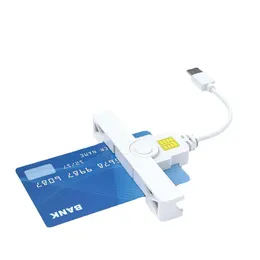 USB 2.0 مع خط ، بطاقة هوية البنك ، تقارير ضريبة أجهزة الصراف الآلي قارئ البطاقات الذكية