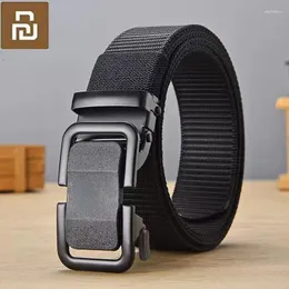 Smart Home Control Xiaomi Mijia Toothless Automatic Buckle Nylon Belt Men's Outdoor Leisure Breathable Canvas All-match Trousers