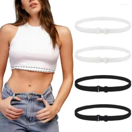 Belts Elastic Waistband Tummy Tuck Adjustable For Women Crop Band Set Tops