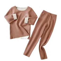 Intimo termico per bambini invernali Set di abbigliamento per bambini Intimo senza soluzione di continuità per ragazzi Abbigliamento per ragazze Autunno Abbigliamento per bambini TZ702 240130