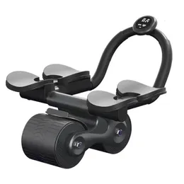 Anpassung OEMODM AB Wheel Roller mit 4 Ellenbogenstützen für das Bauchtraining mit Handyständer 240127