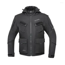 Motorcycle Apparel Tactical Waterproof Asian Protective Gear Jacket Mens Outdoor Sport Functional Cargo Vest Coat Removable Liner