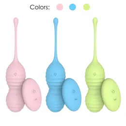 Секс-игрушки для женщин Силиконовые шарики Кегеля Вагинальные плотные упражнения Love Egg Вибратор с дистанционным управлением Geisha Ben Wa Balls Сексуальные товары 240130