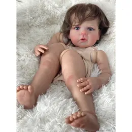 24 pollici Sandie Finito Reborn Baby Doll Dimensioni Già Verniciato Realistico Soft Touch Parti Flessibili Drop Shippig 240122