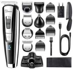 Vattentät allt i ett skägg grooming kit clipper för män elelctric cutter maskin kroppsuppsättning 2202229225488