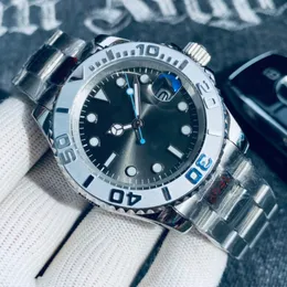 W1_SHOP Watche modowe Top Mens Automatyczne zegarki mechaniczne zegarki modowe 40 mm Strap ze stali nierdzewnej Life Waterproof Giftwatch dla mężczyzn zegarek 01