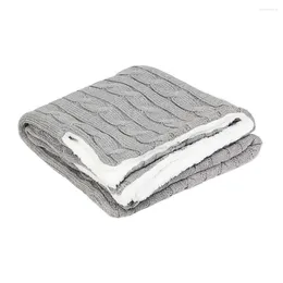 Decken Winter Warm Baby Knopf Gestrickter Häkelpullover Dicker Kinderwagen Swaddle Wrap Born Sleeping Cover Bag