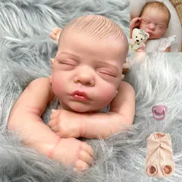 19Inch Already Painted Reborn Doll Kits Romy 3D Skin Visible Veins Unassembled born Toy Figure DIY Handmade Parts 240119