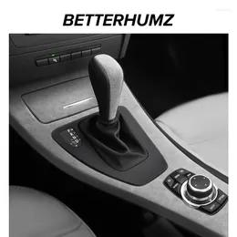 Interior Accessories For BMW E90 E92 E93 Serie 3 2005-2012 Made Of Alcantara Center Console Gear Shifter Panel Trim Stickers Car