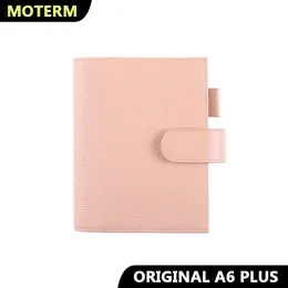 Moterm Original Series A6 Plus Cover für A6 Stalogy Notebook, echtes genarbtes Rindsleder, Planer, Organizer, Agenda, Journal 240130