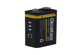 1PC OKcell 9V 800mAh USB Rechargeable Lipo Battery Model Microphone For RC Helicopter Part High Quality102a109255026