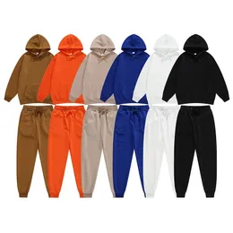 Erkek Kadınlar Polar Sportswear Sıradan Hoodies Çift Mevcut 15 Renk Takım Jogging Hoodie Pantolon Moda Kazak 240202