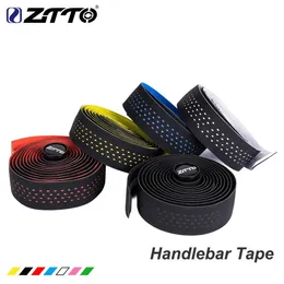 ZTTO로드 자전거 바 테이프 강인 진동 진동 댐핑 방지 방지 방지 EVA PU BENT HANDERBAR BAR TAPE HANDER BELT BAR BAR PLUGS 240131