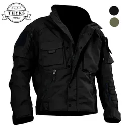 Plus Size Military Tactical Jacket Men Waterproof Multifunctional Pocket Casual Bomber Jacket Male Outwear Spring Autumn S-3XL 240125