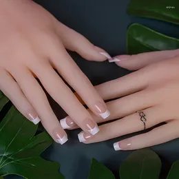 Unghie finte pratica delle unghie dito della mano posizionamento flessibile manichino per manicure femminile modello in silicone per esposizione di gioielli Pograph S5