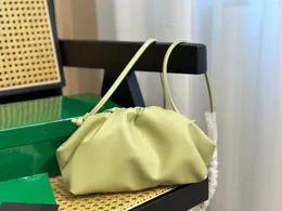 Borse di lusso Borsa da donna intrecciata di design con fondo tondo Borsa mini hobo sotto le ascelle annodata in pelle di pecora Napa