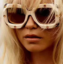 Sunglasses 2021 Fashion Cat Eye Vintage Retro Women Square Brand Designe Diamond G Sun Glasses Female Oversized Shades UV40016291875
