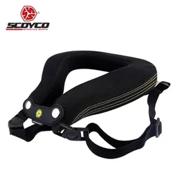 Neck Protector Motorcycle Cycling Guards Sports Bike Gear Long-Distance Racing Protective Brace Guard Motocross Helmet Guard 240124