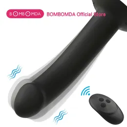 Analowa wtyczka prostaty Massager Produkty Sex Bezprzewodowe zdalne stymulator pochwy z zabawkami z dildo silikonowego Sucker dla mężczyzny Woman 240202