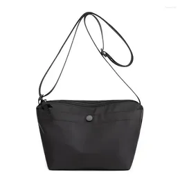 Sacos de noite 2024 verão leve saco feminino bolinhos crossbody versátil pequeno simples japonês senhoras mensageiro bolsa