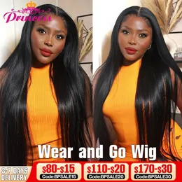 Princess Hair Glueless Wig Human Ready to Wear Pre plucked Brazilian Straight Lace Front Wigs For Women 240127