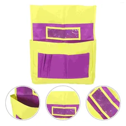Storage Bags Classroom Chair Back Hanging Organizer Kids Seat Pocket Bag For School