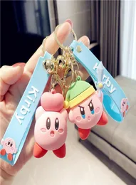 Chaveiros 2021 Kawaii Especial Rosa Kirby Star Adventure Game Animal Pingente Silica Gel Keychain para Mulher Saco Carro Bonecas Crianças Brinquedos6871680