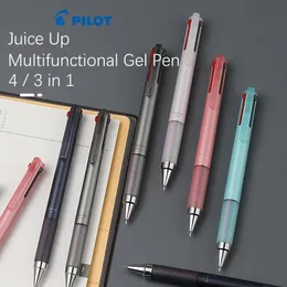 파일럿 주스 UP 다기능 젤 펜 4 / 3 in 1 0.4mm St Penpoint 4/3 Colors Limited Penholder 모듈 개폐식 젤 펜 240123