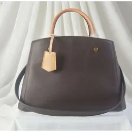 5A 디자이너 가방 여성 가방 갈색 꽃 gm mm 가죽 레이디스 가방 가방 브랜드 클래식 핸드백 토트 키 잠금 고급 지갑