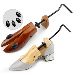 Drop 1pcs 2Way Wooden Shoe Tree For Men and Women Shoes Expander djustable Stretcher Shaper Rack Sawol 240130