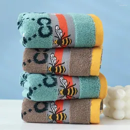 Asciugamano per bambini Asciugamani da bagno in cotone per il viso Asciugamano per cartoni animati Ape per mani Morbidi per bambini Fazzoletto da bagno per bambini nati 50x25 cm