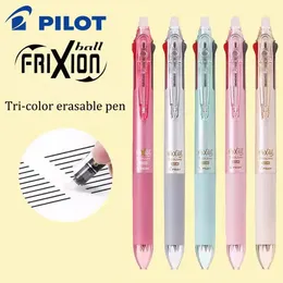 Стираемая ручка PILOT Frixion Многофункциональная гелевая ручка LKFBS-60EF Легко стираемая ручка 3 в 1 0,38/0,5 мм Канцелярские принадлежности Школьные принадлежности 240129