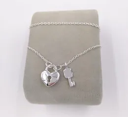 Hängen Silver San Valentien Neckaceauthentic 925 Sterling Silver passar europeisk björnsmycken Style Gift Andy Jewel 0153025007905130