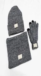 New Designers Hats Scarves Gloves Sets Fashion Scarf Gloves Beanie Cold Weather Accessories Cashmere Gift Sets For Men Women0392956741