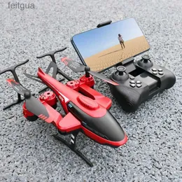 Drones V10 Rc Mini Drone 4k Professional HD Camera Fpv With Hd Helicopters Quadcopter Toys YQ240211