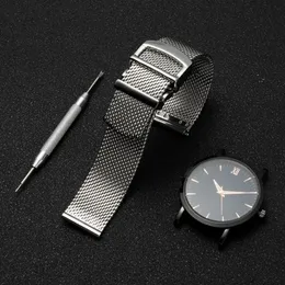 Portofino Watch Strap 액세서리 20mm 22mm333m 대체 IWC 스틸 밴드