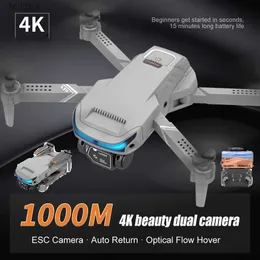 ドローンLS-XT9ミニドローンRC Quadcopter with Camera 4K FPV Wifi DRON AERIAL PHOTOGRAPHY光学流量固定高さ航空機YQ240211