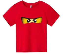 Verão crianças039s roupas de algodão meninos meninas tshirt legoe ninjago dos desenhos animados crianças topos camiseta manga curta 416y tshirt7683948