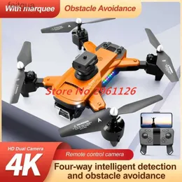Drones 4K Obstacle Avoidance Drone Dual Camera Aerial Photography Folding Quadcopter Option Flow Location Remote Control Aircraft YQ240213