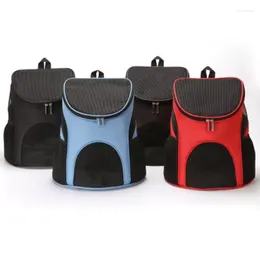 Capa para assento de carro para cachorro, bolsa portátil para transportar animais de estimação, gato, filhote de cachorro, saco de viagem ao ar livre, pequeno chihuahua, malha com zíper, pacote respirável, 1 peça