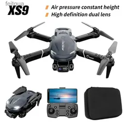 Drones XS9 With Camera Hd Aerial Rone Hovering Fixed-Height Aircraft Automatic Return Path Flight E88 E99 Upgrade Model YQ240213