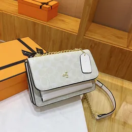 2024 New Organ Small Square Single Shoulder Crossbody Fashionable and Versatile Printed Flipped Tofu Bag 75% factory direct sales