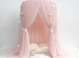 귀여운 어린이 039S 침대 텐트 wigwam canopies in a cot baby bed curtain round crib 텐트 돔 모기 그물 popogry props2052352